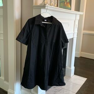 Black Ladies Shirtdress